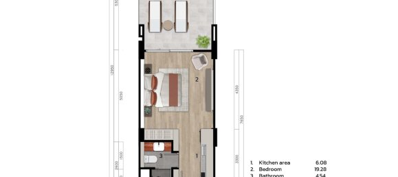 Eigentumswohnung in Phuket, Thailand 49.50m², Nr. 30141 8