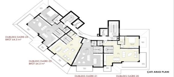 Apartamento de 1+1 en Alanya, Turkey No. 14411 13