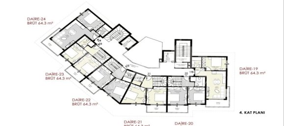 Apartamento de 1+1 en Alanya, Turkey No. 14411 12
