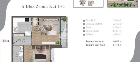 Apartment 1+1 in Antalya, Turkey No. 10887 19