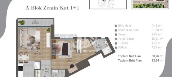 Apartment 1+1 in Antalya, Turkey No. 10887 20
