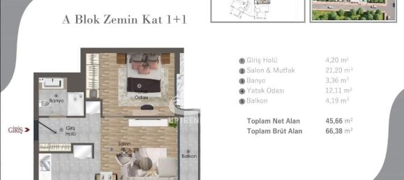Apartment 1+1 in Antalya, Turkey No. 10887 21