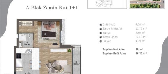 Apartment 1+1 in Antalya, Turkey No. 10887 22