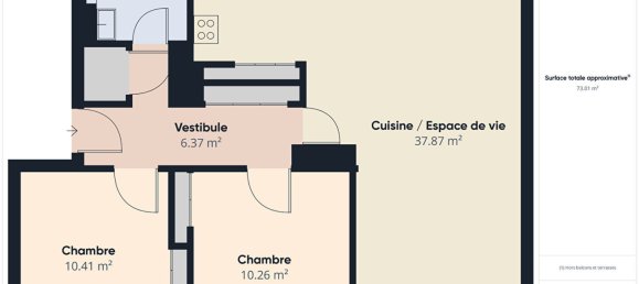 2 غرف نوم شقة في Longeville-les-Metz, France رقم 154583 13