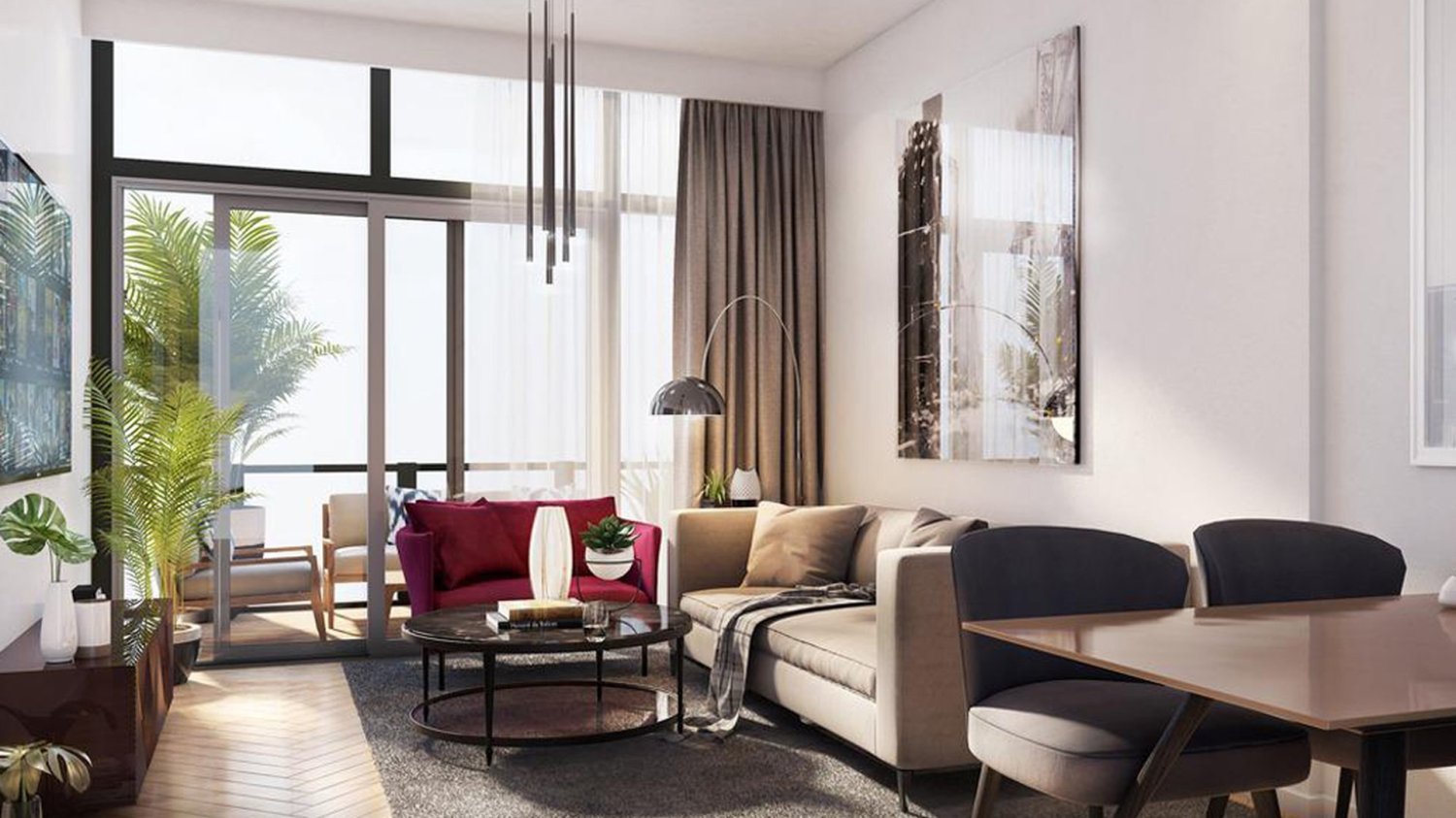 3 غرف نوم شقة في Al Maryah Vista 2, جزيرة المارية, UAE رقم 59376