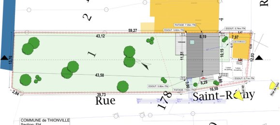 Terreno en Thionville, France 854 m² No. 91001 3