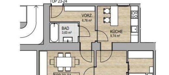 3غرفة شقة في Vienna, Austria رقم 159321 16