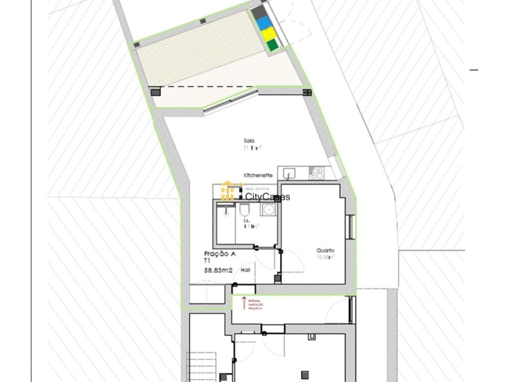 1 chambre Appartement à Matosinhos, Portugal No. 289072