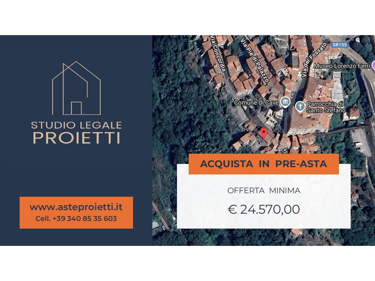 Studio à Cave, Italy No. 307103