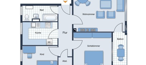 3غرفة شقة في Plon, Germany رقم 249642 11