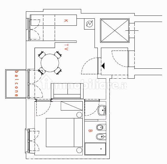 Apartamento de 1 dormitorio en Milan, Italy No. 367150