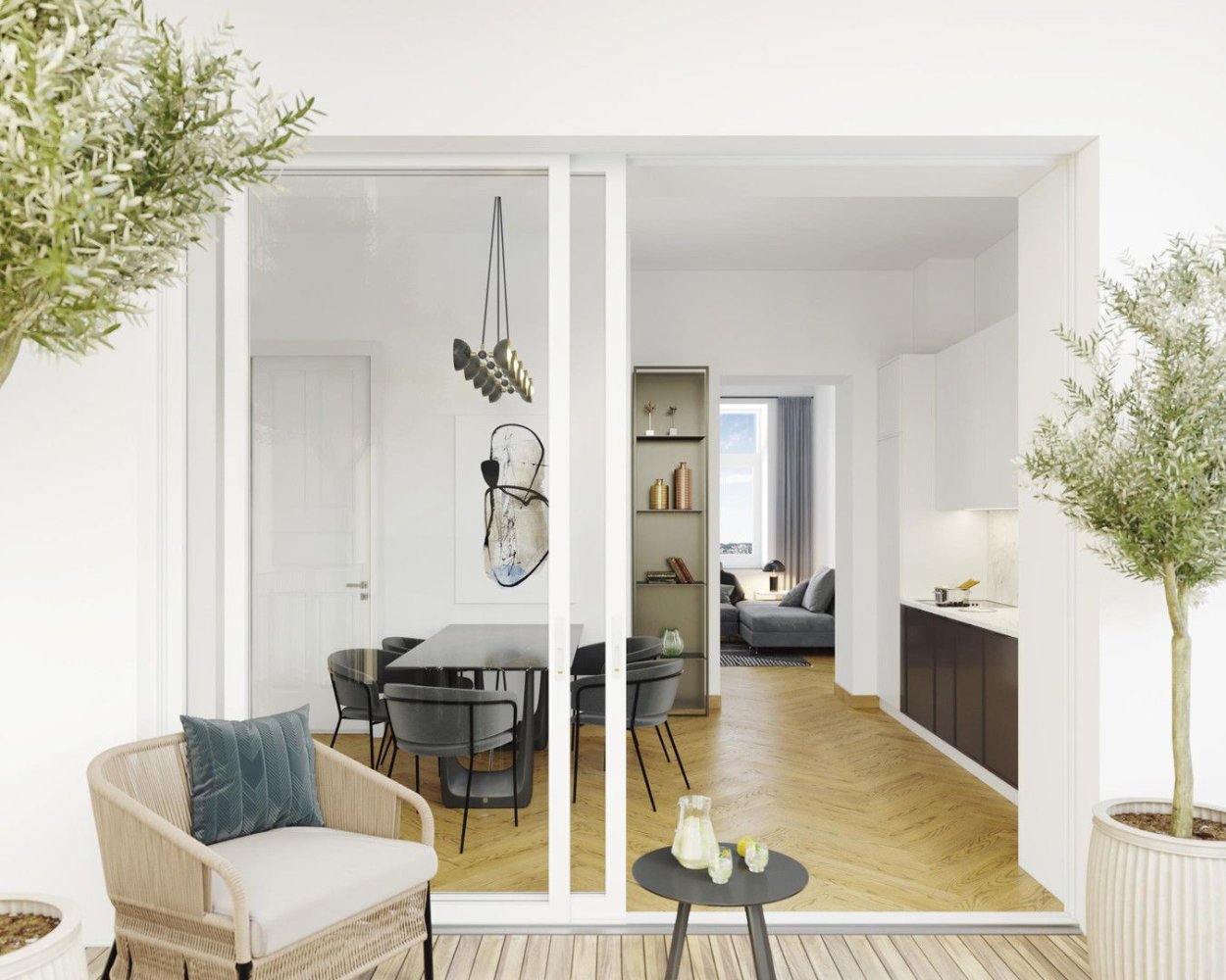 2غرفة شقة في Brigittenau, Austria رقم 129900