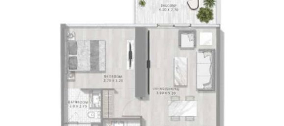 Apartamento en Business Bay, UAE 69 m² No. 121194 7