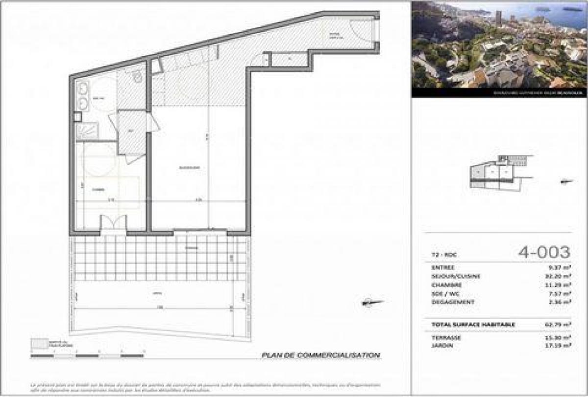 Студия в кондо  в Босолей, Франция № 16182
