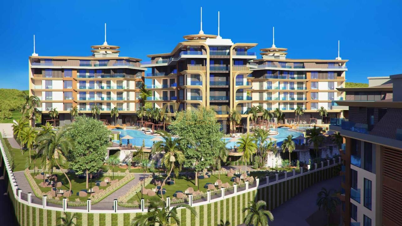 Wohnung 1+1 in Alanya, Turkey, Nr. 15755