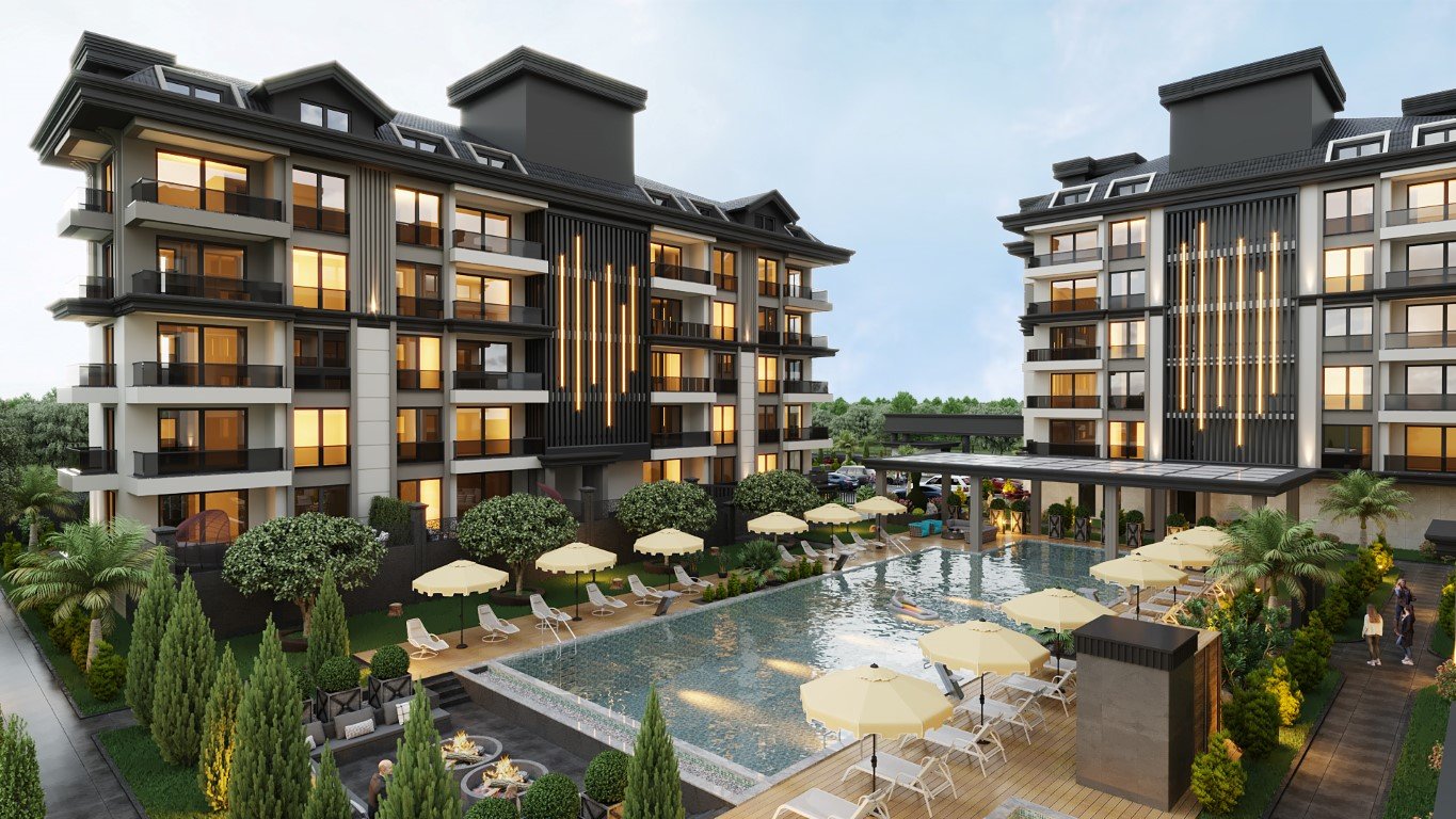 Wohnung 1+1 in Alanya, Turkey, Nr. 22095