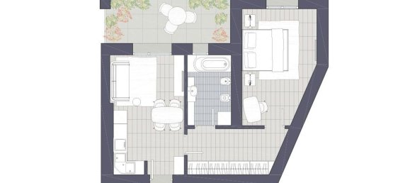 2 rooms Apartment in Milan, Italy No. 247536 27