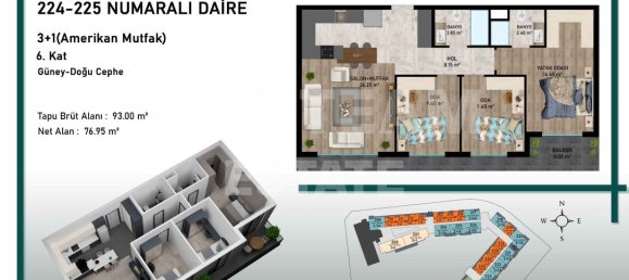 2 rooms Apartment in Altintash, Turkey No. 12488 10