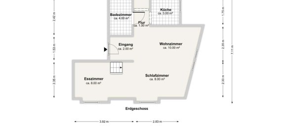 1 غرف نوم منزل ذو طابقين في Ludwigsburg, Germany رقم 314717 16