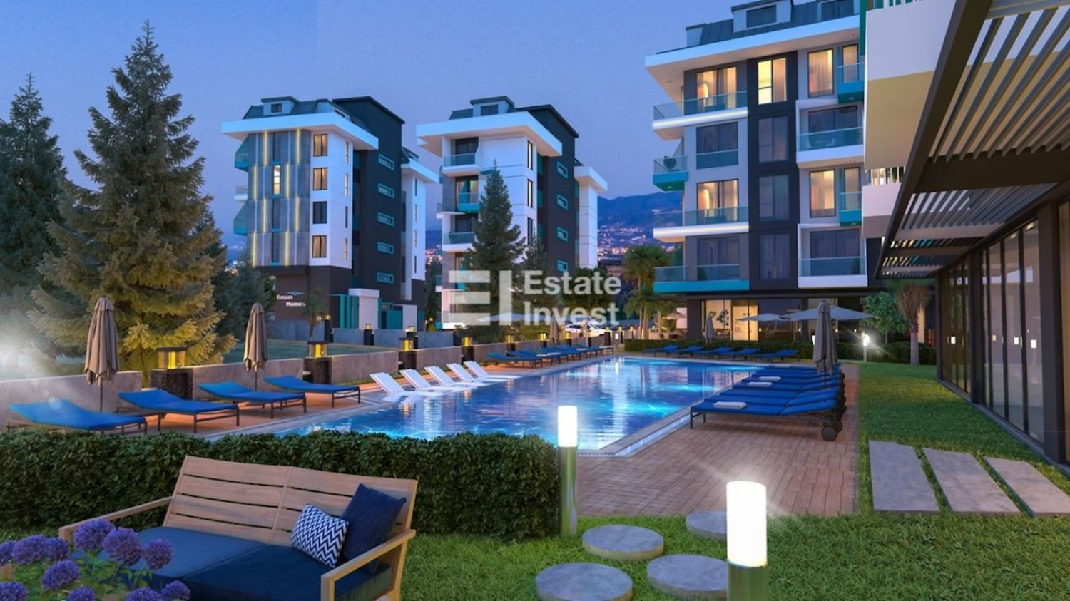 Appartement 2+1 à Alanya, Turkey No. 23448