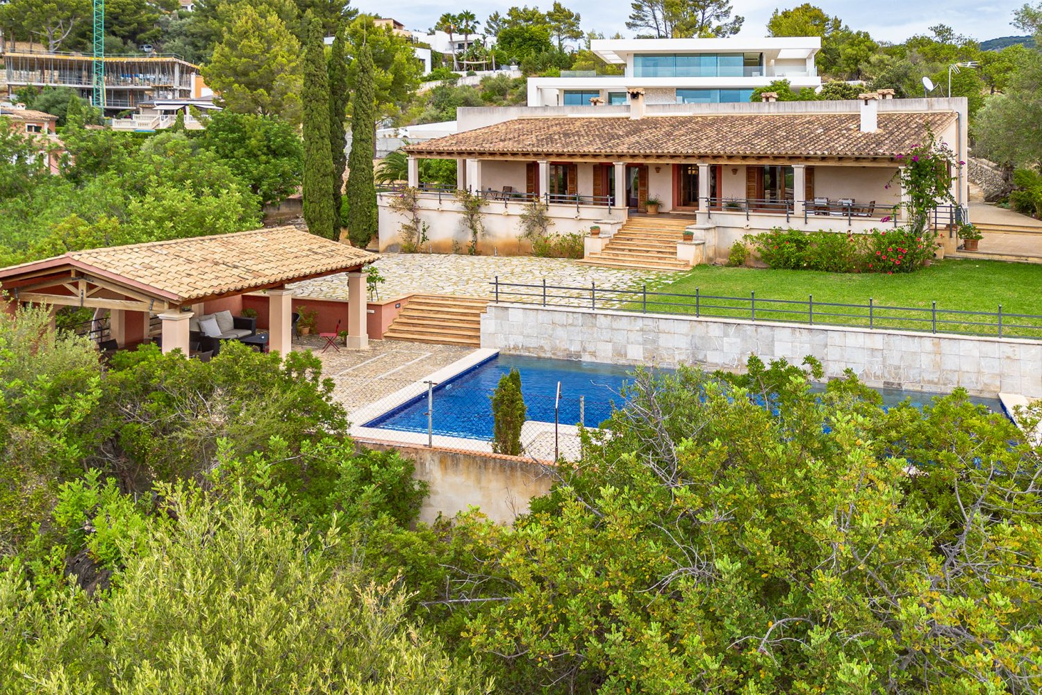 4 غرف نوم فيلا في Bunyola, Spain رقم 171531