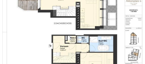 2-salle Penthouse à Rudolfsheim-Funfhaus, Austria No. 208776 8