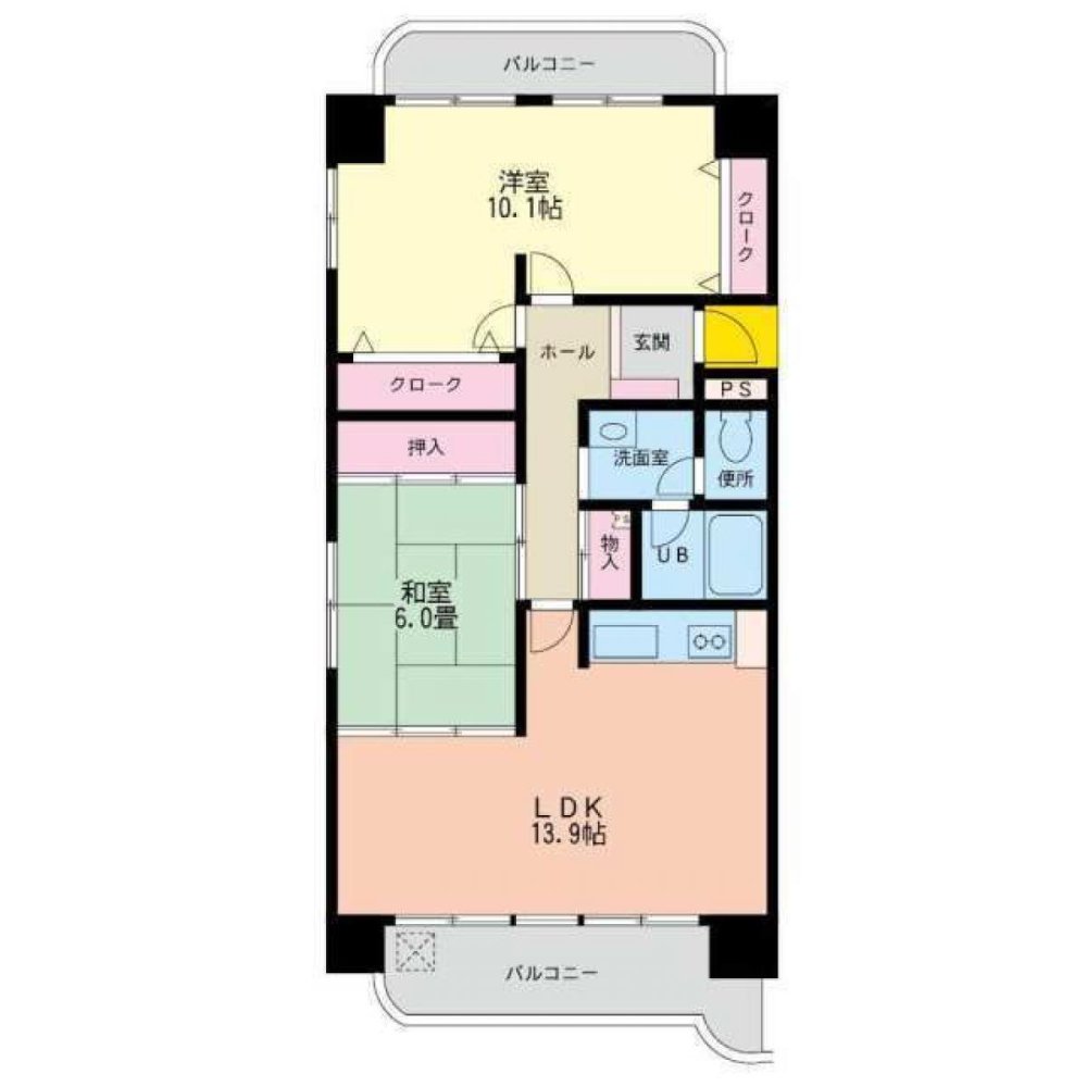 2 bedrooms Apartment in Oita, Japan No. 3652
