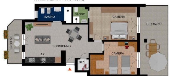 3 rooms Apartment in Pinerolo, Italy No. 214885 47