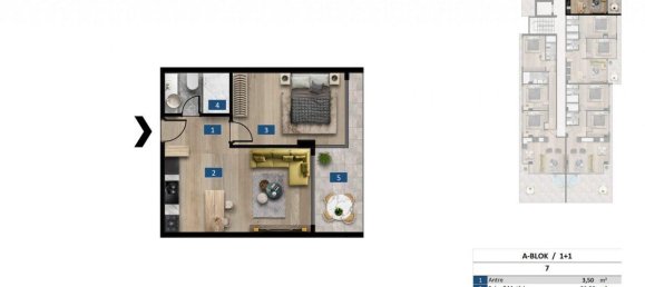 3 rooms Apartment in Kargicak, Turkey No. 10060 23