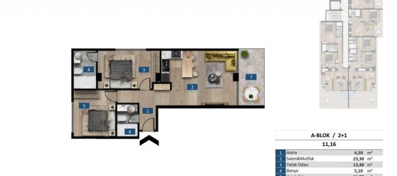 3 rooms Apartment in Kargicak, Turkey No. 10060 27