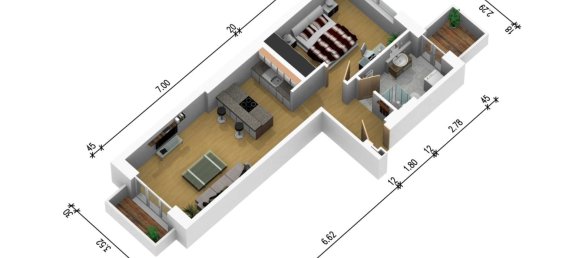 Apartamento T1 em Hamburg-Nord, Germany N.º 108926 13