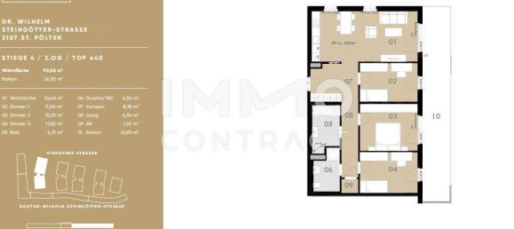 3 bedrooms Apartment in St. Polten, Austria No. 171221 18