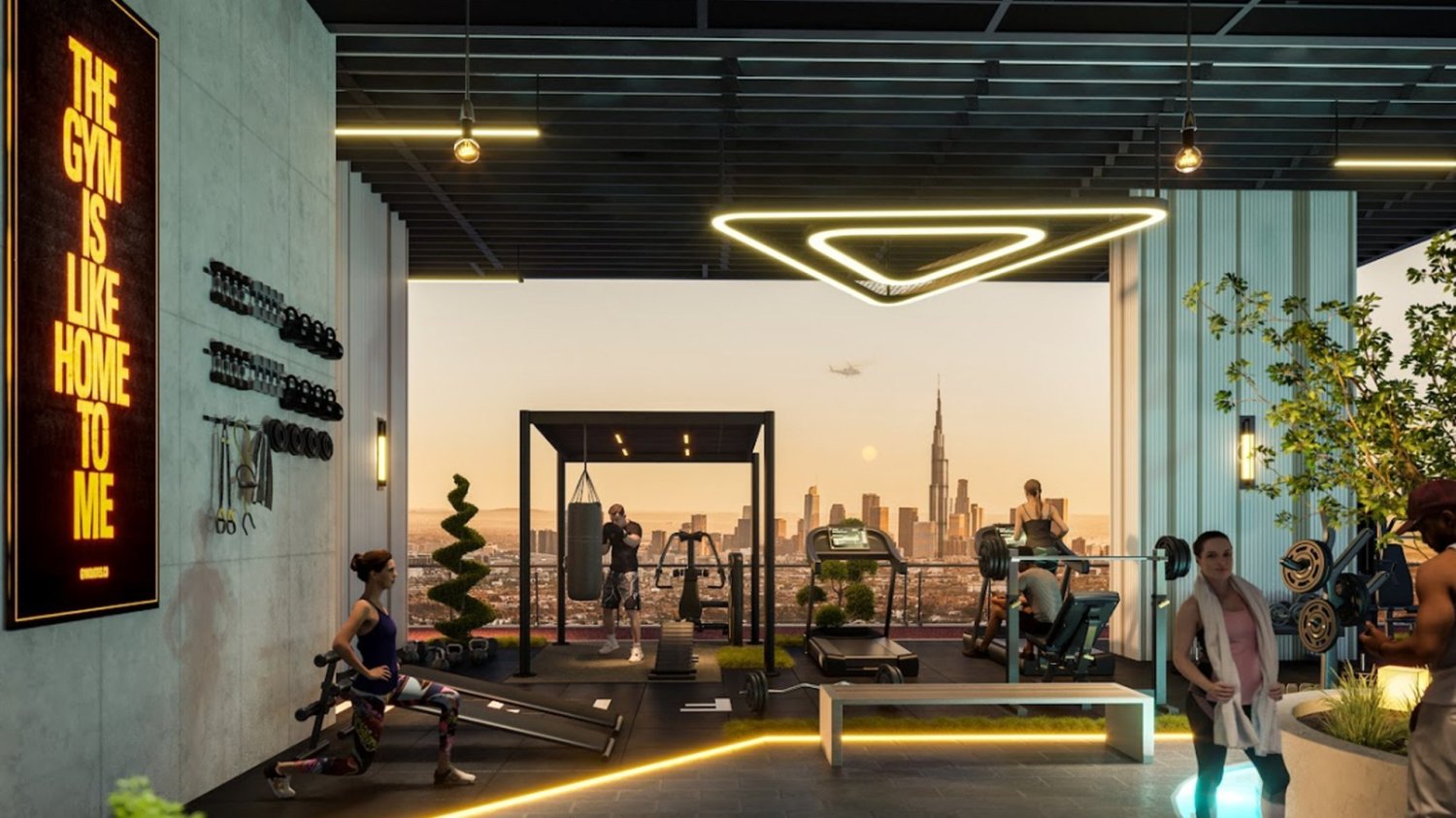 Apartamento T1 em Empire Lake Views, Wadi Al Safa 2, UAE N.º 63870