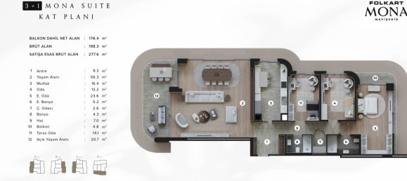 Appartement 2+1 à Izmir, Turkey No. 40600 16