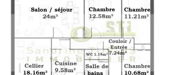 Casa T3 em Aillant-sur-Milleron, France N.º 71397 3