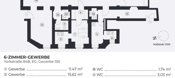 6غرفة مكتب في Kreuzberg, Germany رقم 274418 16