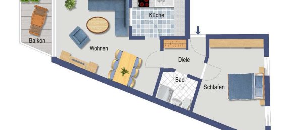 1 Schlafzimmer Wohnung in Rhein-Erft, Germany, Nr. 235021 8