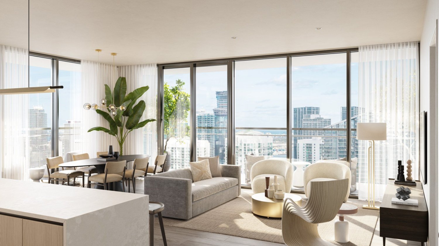 3 dormitorios ático en venta en Miami, Miami-Dade, Florida, USA № 616245