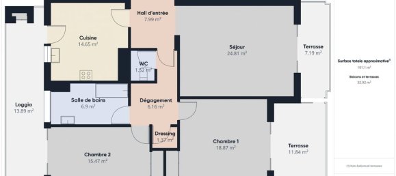 3 rooms Apartment in Ajaccio, France No. 253803 13