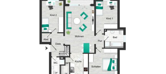 4-Zimmer Wohnung in Nürnberger Land, Germany, Nr. 148074 18