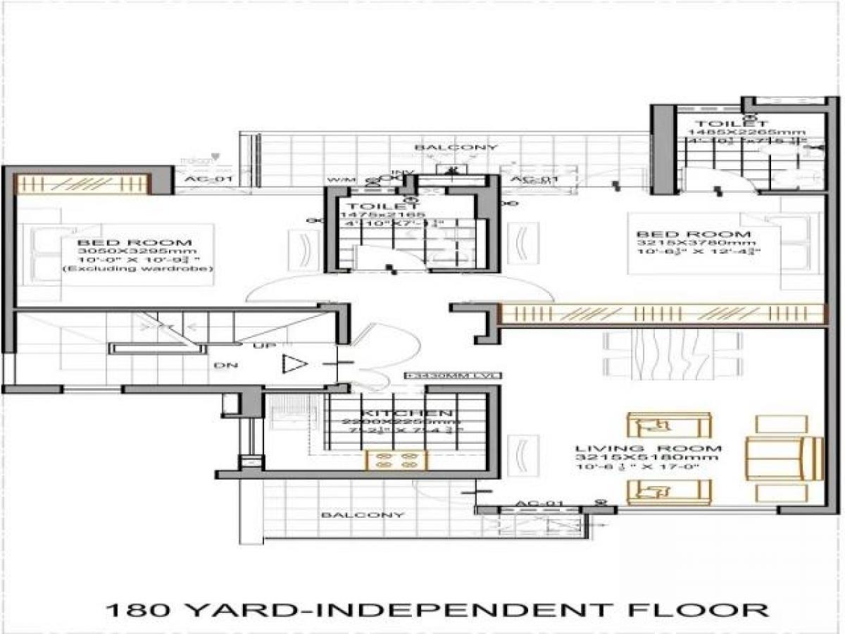 2 bedrooms House in Gurgaon, India No. 48835