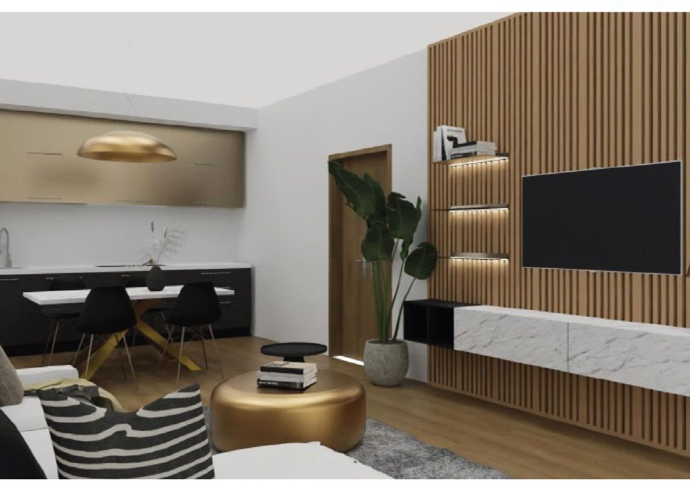 Квартира с 3 комнатами в Монца, Италия № 314710