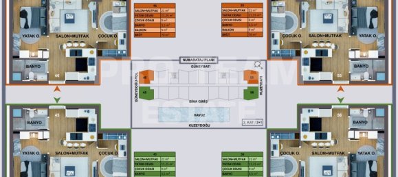 Apartamento de 2 habitaciónes en Kepez, Turkey No. 31709 28
