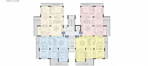 3 Schlafzimmer Wohnung in Paphos, Cyprus, Nr. 3967 7