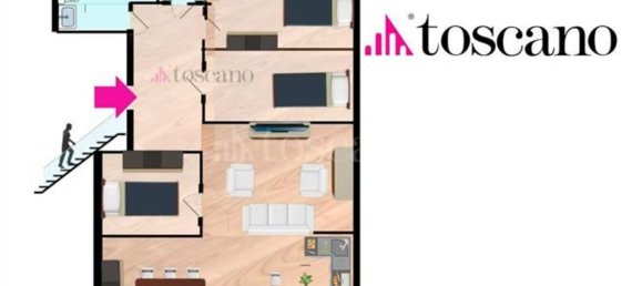 Apartamento de 3 divisões em Cerignola, Italy N.º 43136 2