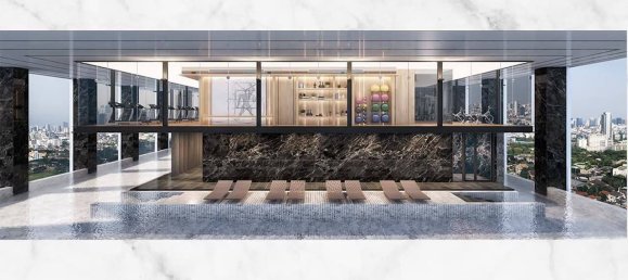 Кондоминиум  с 1 спальней в Бангкок, Таиланд № 2921 8