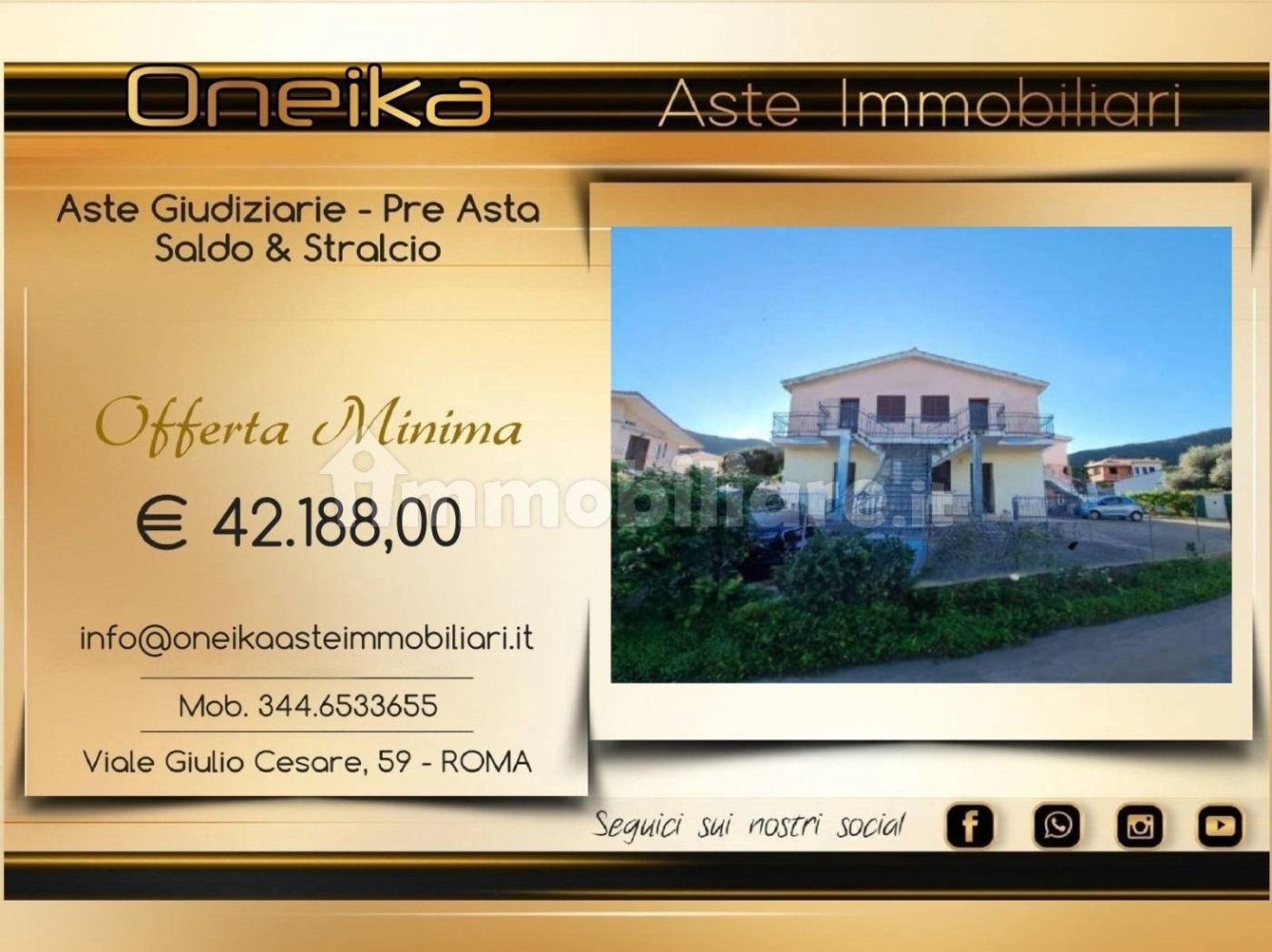 1 غرف نوم شقة في Sardinia, Italy رقم 373294