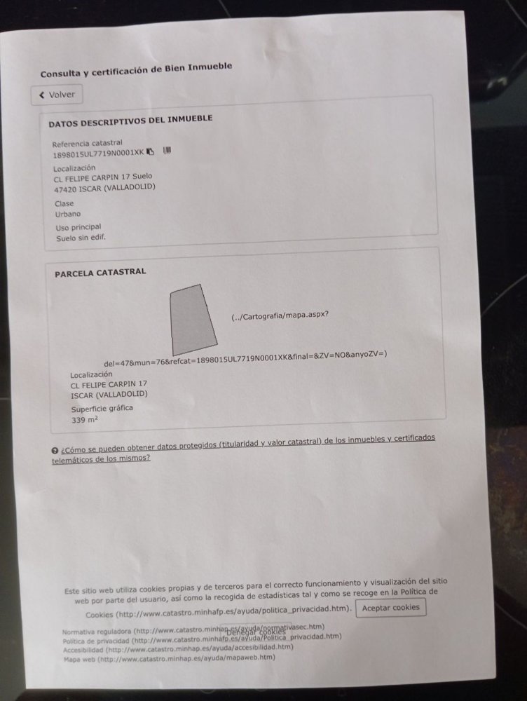 Terrain à Iscar, Spain No. 203024