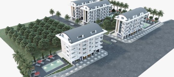 Квартира 2+1 в Lotus 2 Residence, Авсаллар, Турция № 35141 3