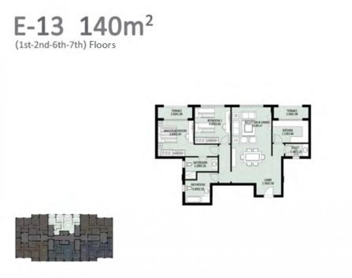 2 bedrooms Condo in New Capital City, Egypt No. 2469